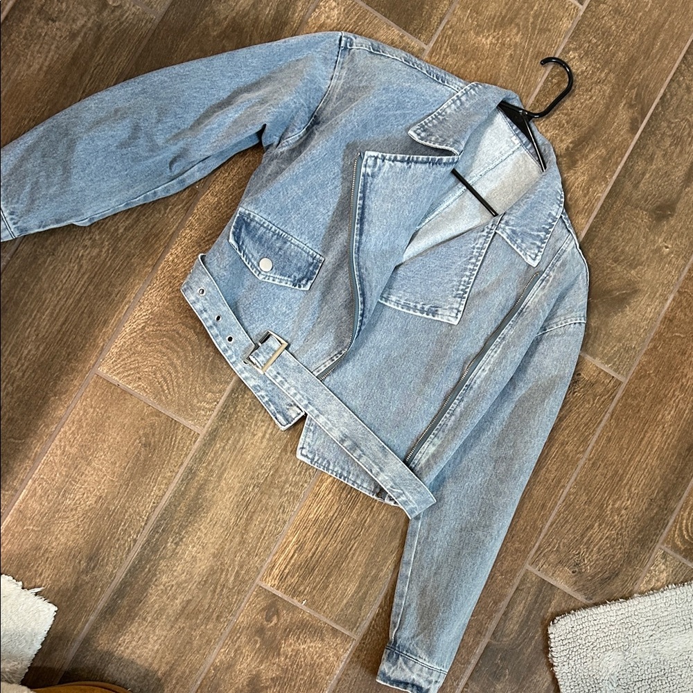 Stylish Light Blue Denim Jacket